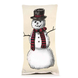 Snowman 2 Small Pillow