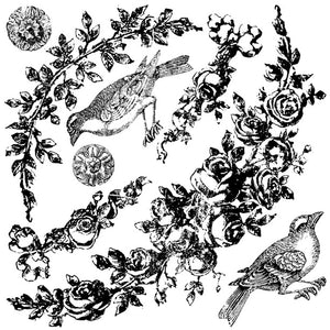 IOD Decor Stamp Floral Swags