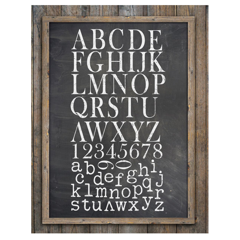 IOD Decor Stamp Typeset