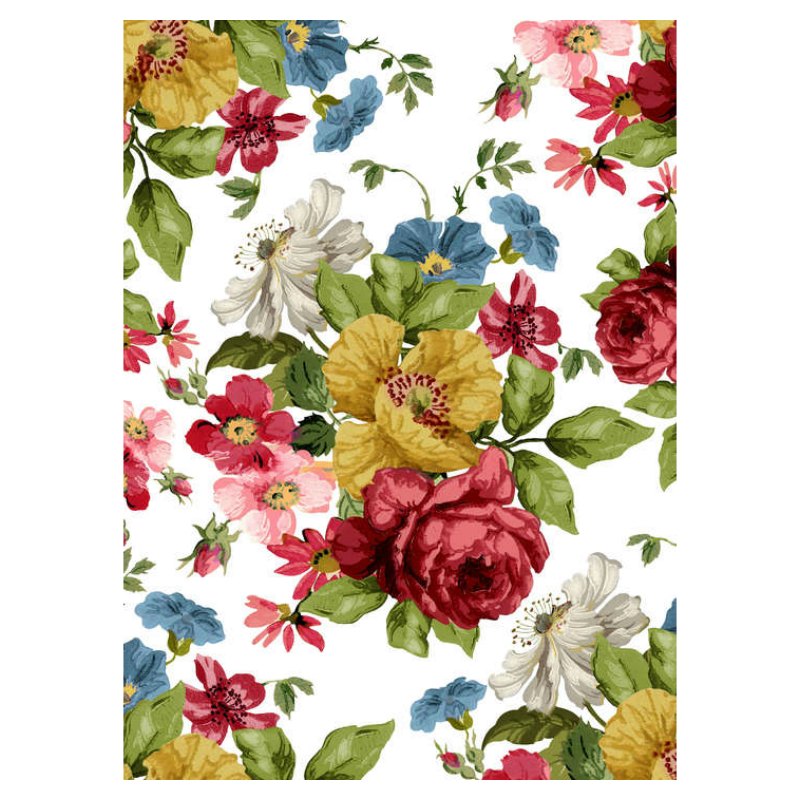IOD  Decor Transfer Wall Flower