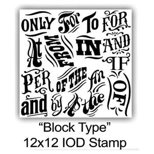 IOD Stamp Block Type