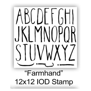 IOD Decor Stamp Farmhouse Hand Letters