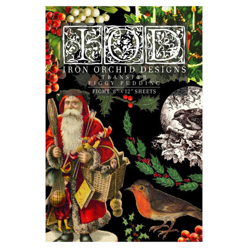 IOD Decor Transfer Figgy Pudding